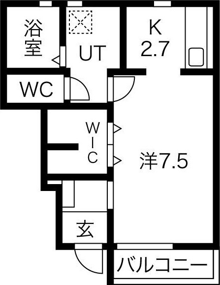 アヴァンス A棟の間取り