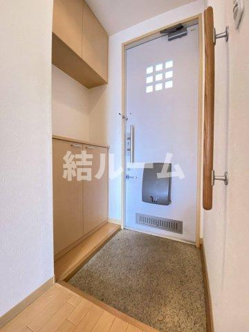 練馬区早宮３丁目のアパートの玄関