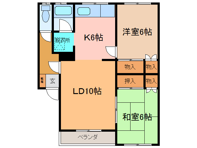 柏林ハイツの間取り