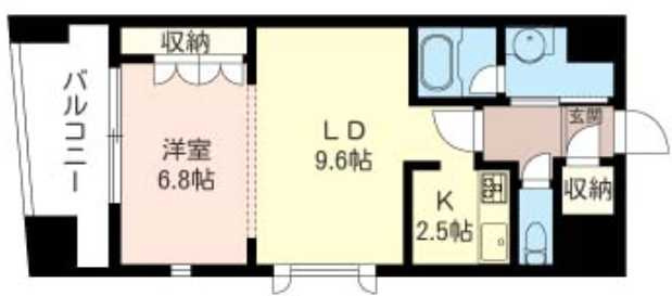 エスティメゾン銀座　駅近　ペット相談　駐車場の間取り