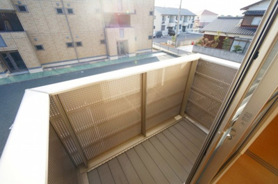 【バルコニー】 | リーベC棟 | 別部屋参考写真です。