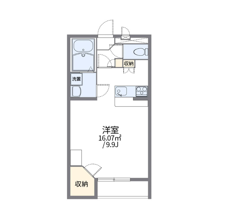 レオパレスケリュスBの間取り