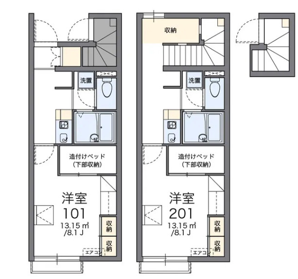 レオパレスグランシャリオの間取り
