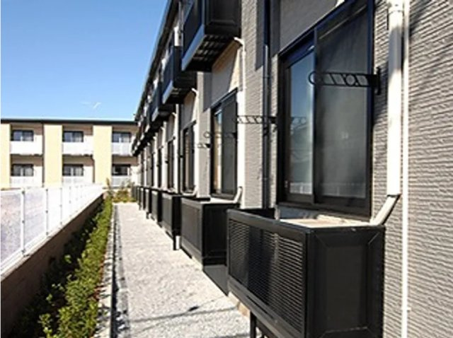 レオパレスケリュスAのバルコニー