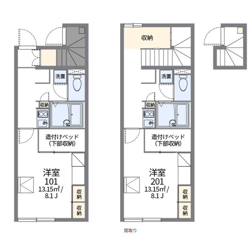 レオパレスケリュスAの間取り