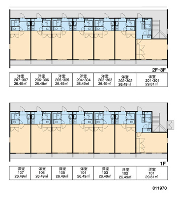 【区画図】 | レオパレスひたち野 | 画像3