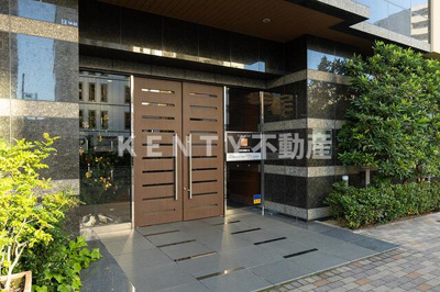 【エントランス】 | アーレア戸越公園 | ゆとりのあるエントランスです