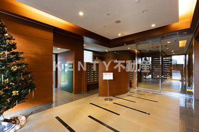 【ロビー】 | アーレア戸越公園 | ゆとりのあるロビーです