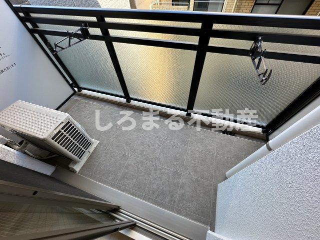 プランドール北浜のバルコニー