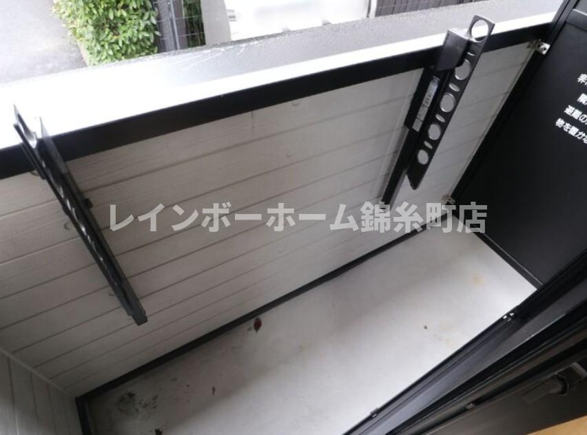 エクセラン柴又のバルコニー