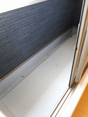 サンライズＡのバルコニー