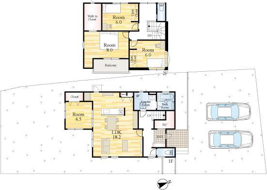 サンコート　久留米市東櫛原町の間取り| 
