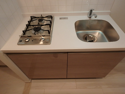 【キッチン】 | スワンズ谷町セントシティ | コンパクトなキッチンで掃除もラクラク