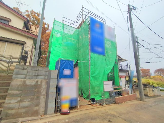 富士見市大字水子の新築一戸建の外観|2025年11月撮影　
長期優良住宅認定物件につき税制面の優遇あり♪

