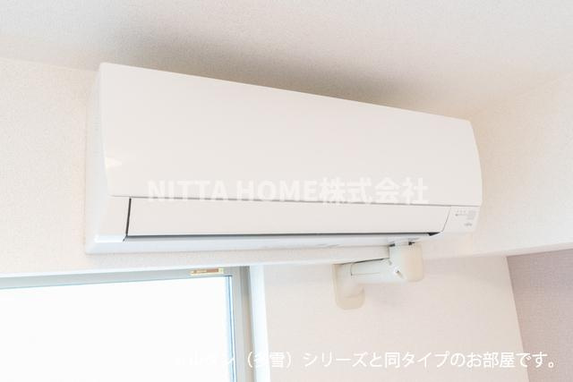 メゾン・シャトンⅠの設備|【完成イメージ】エアコンは２台設置しています！