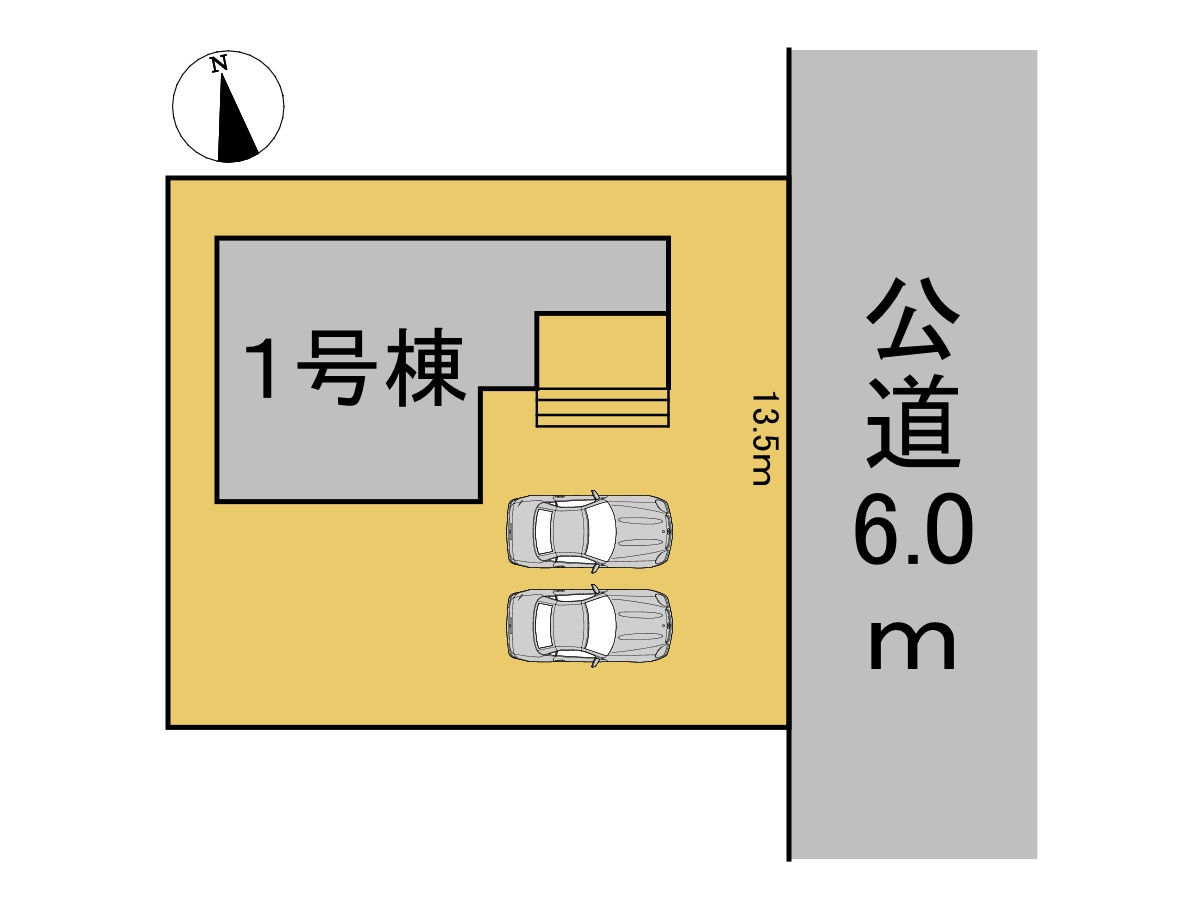 リーブルガーデン　岐阜市大洞桜台　全1区画分譲の区画図|■区画図
■YAMADA電機の　ヤマダ不動産　株式会社リライフ　
いつでもお問合わせ下さい。