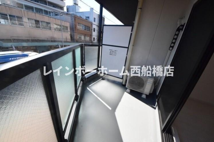 プリズム14番館のバルコニー