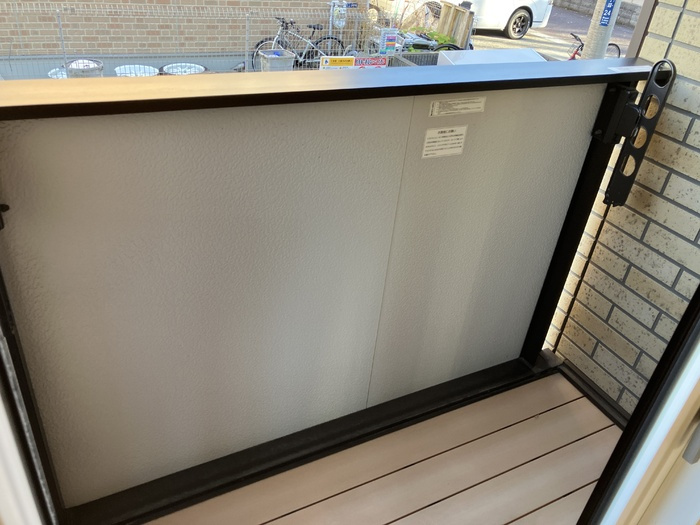 シャンブルのバルコニー