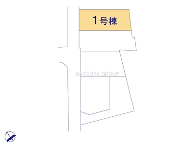 【区画図】 | ブルーミングガーデン岡崎市福岡町新町-1号棟