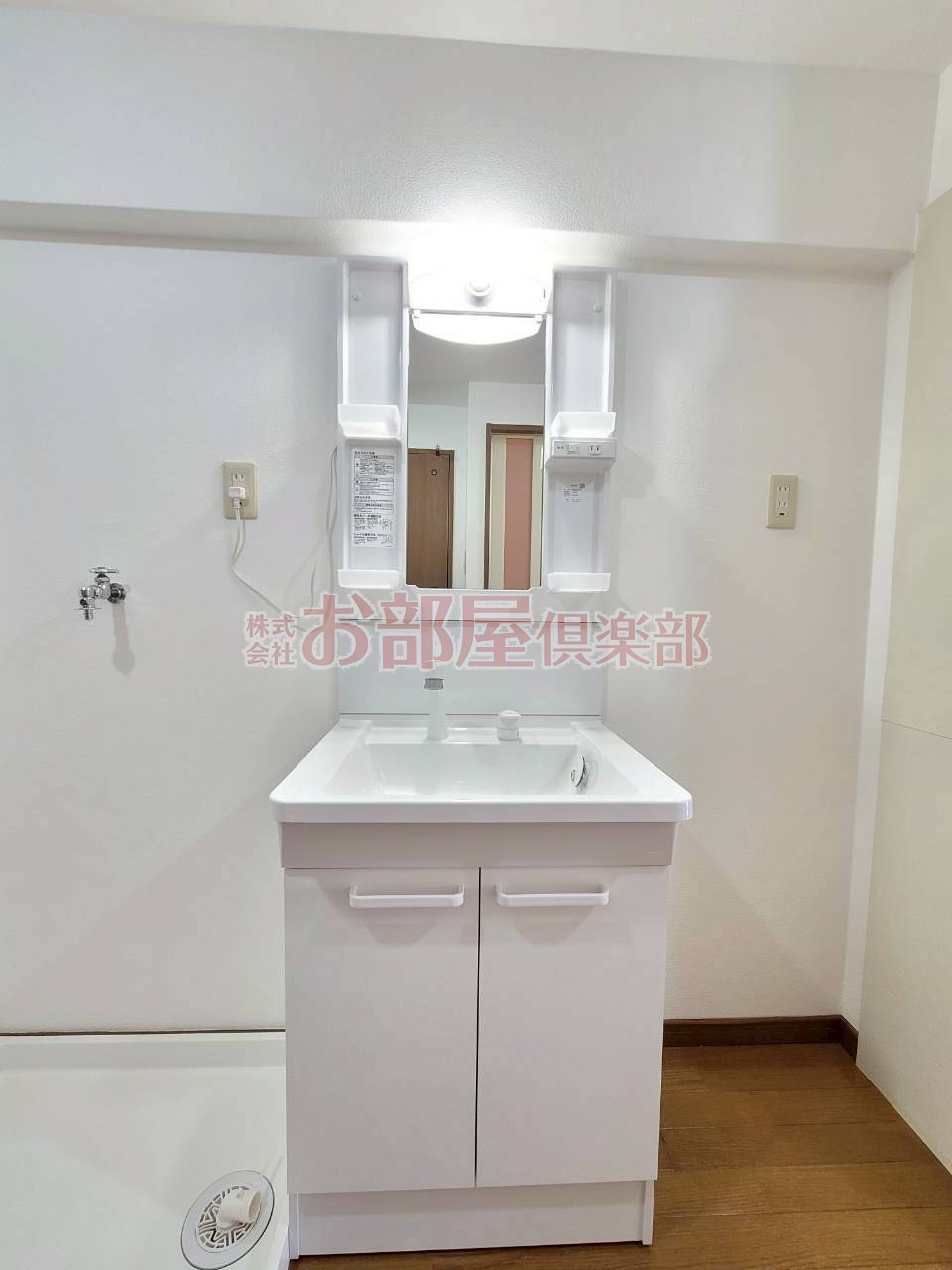 グランドセレブ真木の洗面所|忙しい朝には欠かせない洗面所です