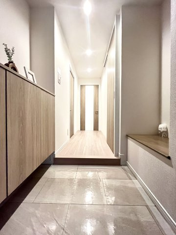 壬生川団地の玄関