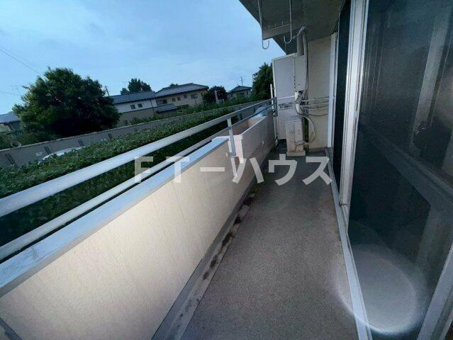 東船橋和光台ハイツ１号棟のバルコニー
