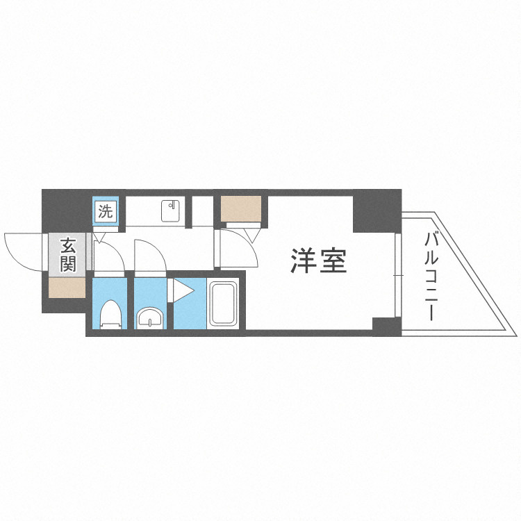 S-RESIDENCE堺筋本町Unoの間取り