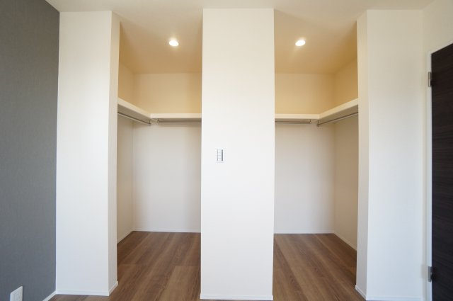 リーブルガーデン常滑市新田町第5　1号棟の収納|たっぷり収納可能なクローゼット