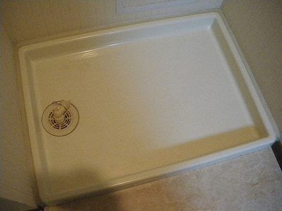 【設備】 | シャリエ大津朝日が丘 | 室内洗濯機置場　※前回募集時／２０１５年４月の写真