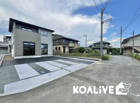 【外観】 | 高崎市下之城町　新築住宅 | 現地ご案内ツアー開催中！早朝やお仕事帰りのご見学にもすぐ対応致します！見学ご予約はコアライブまでお気軽にお問い合わせ下さい！