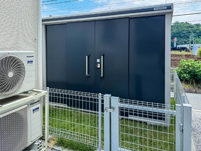 築2年・太陽光あり・並列3台可 設備充実の3LDK／米子駅前徒歩圏の庭