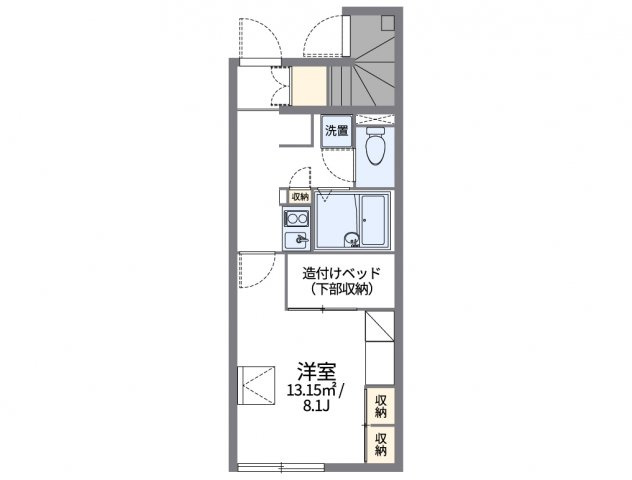 【間取り】 | レオパレスドイシャンⅡ