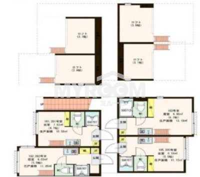 【区画図】 | Celeste中野坂上 | 平面図