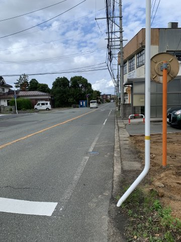 【No.7516】湖山町南/45坪/JR湖山駅徒歩9分♪/建築条件なしの前面道路含む現地写真