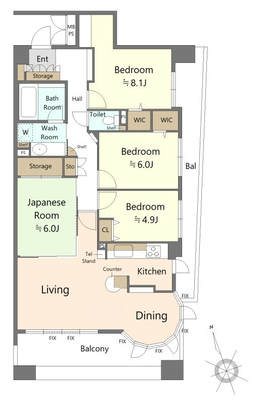 【間取り】の画像