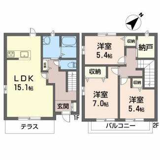【間取り】 | シャーメゾン高石寺尾