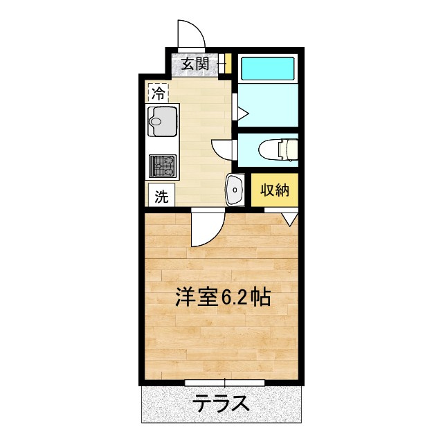 杉並区南荻窪２丁目の賃貸マンションの間取り