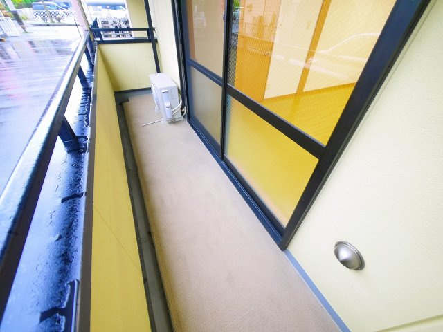 アンソレイエ　（前裁町）のバルコニー|落ち着いた時間を過ごせるバルコニーです