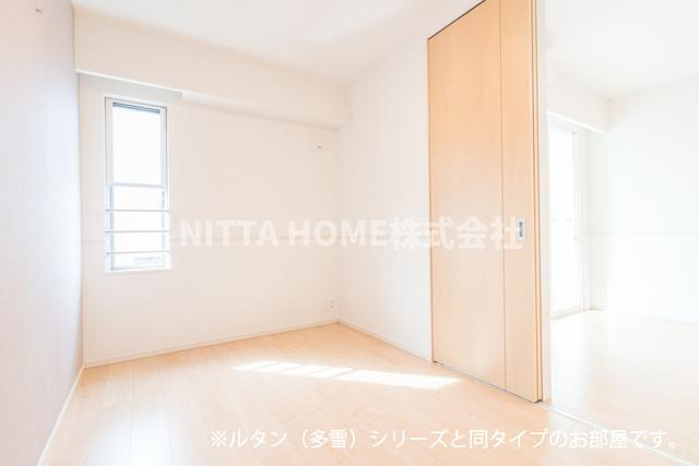 メゾン・シャトンⅠの洋室|【完成イメージ】独立した洋室が２室あります(^。^)