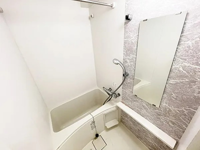 【浴室】 | エスリード大阪城PREMIER | 日々の疲れを癒すお風呂付です