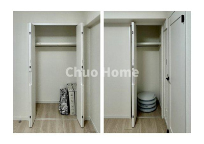 【収納】 | マンハイム第二西大島 | 居室にはクローゼットを完備し、自由度の高い家具の配置が叶うシンプルな空間です。お子様の成長と必要になる子供部屋を与えるにはぴったりの間取りですね。