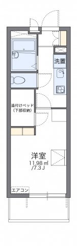 レオパレスサニータウンⅡの間取り