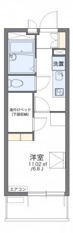 レオパレスＩＥＹＡＳＵの間取り