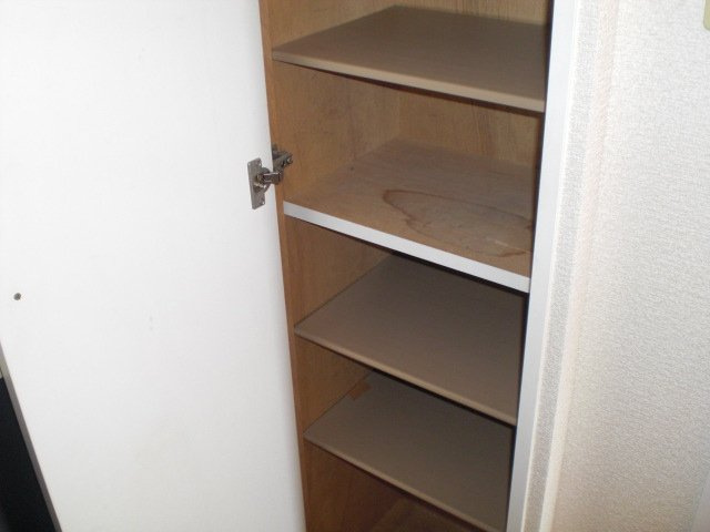 レオパレスイレブンの内装|玄関にはシューズボックス付き。