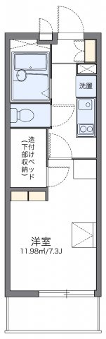 レオパレス槙の間取り