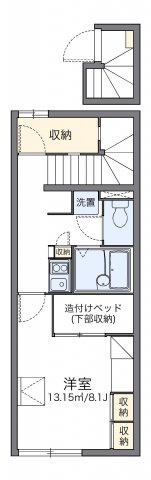 レオパレスフィオーレの間取り
