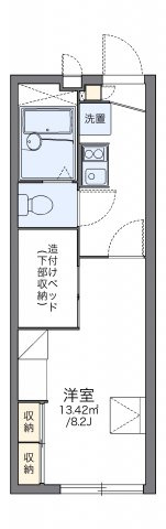 レオパレスレユール大和の間取り