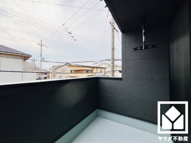 大津市大江４丁目　1号地のバルコニー