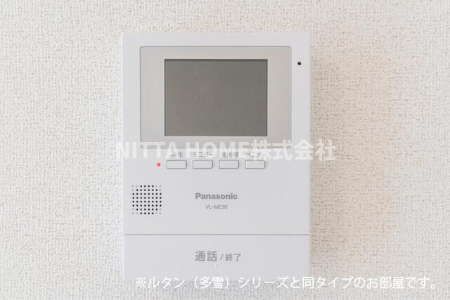 メゾン・シャトンⅠのセキュリティ|【完成イメージ】モニタ付きインターホンを完備◎