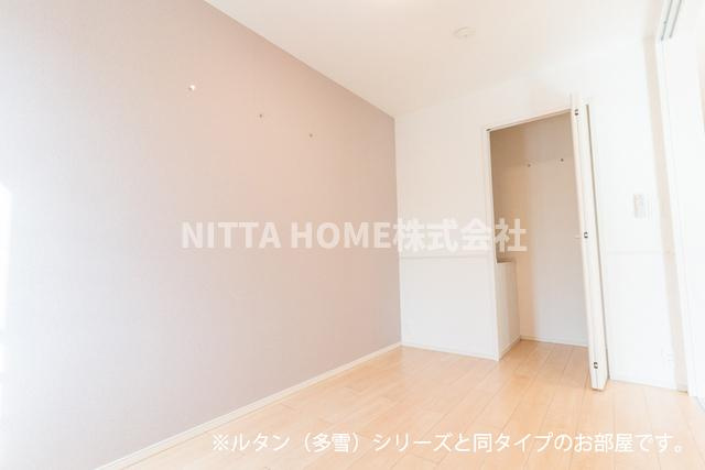 メゾン・シャトンⅠの洋室|【完成イメージ】独立した洋室が２室あります(^。^)